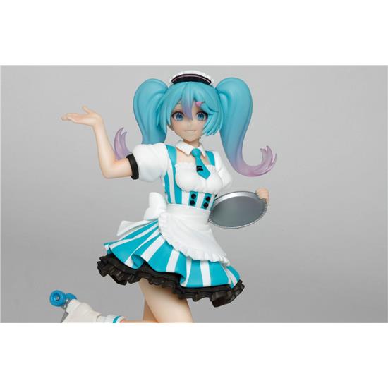 Manga & Anime: Hatsune Miku Costumes Cafe Maid Version Vocaloid Statue 18 cm