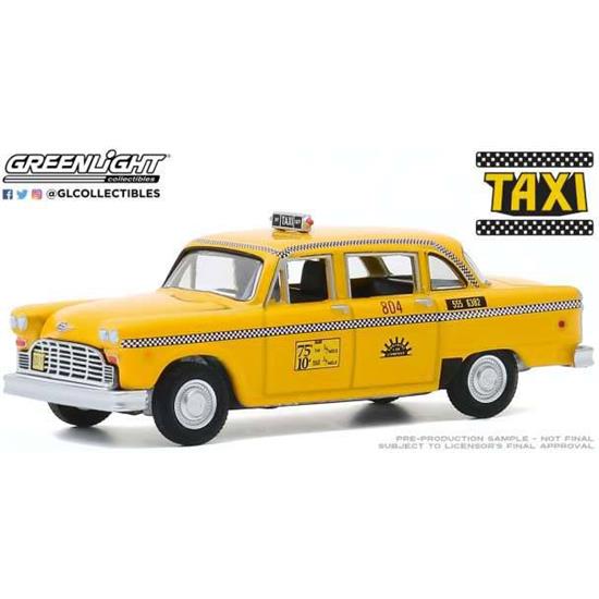 Taxi: Checker Taxi Sunshine Cab 1974 Diecast Model 1/64