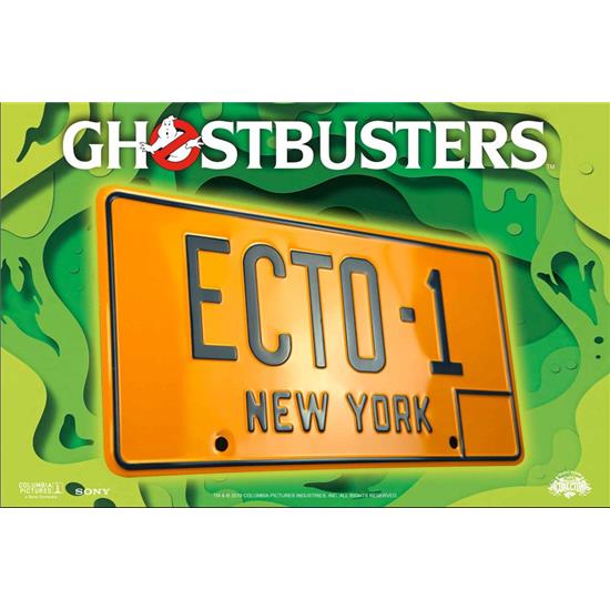 Ghostbusters: ECTO-1 Replica 1/1 Nummerplade