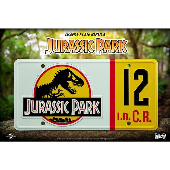 Jurassic Park & World: Dennis Nedry Replica 1/1 Nummerplade