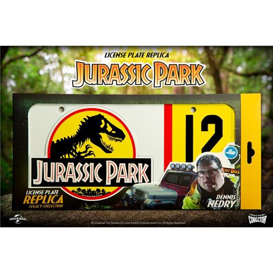 Jurassic Park & World: Dennis Nedry Replica 1/1 Nummerplade