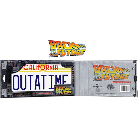 Back To The Future: DeLorean Outatime License Plate Replica 1/1