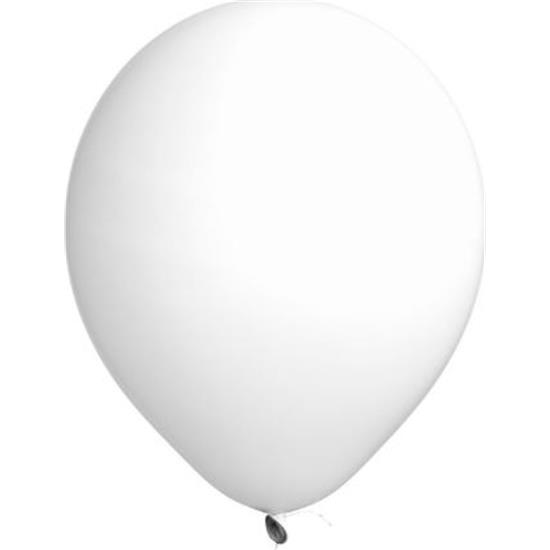 Diverse: Hvid Latex balloner 23 cm 100 styk