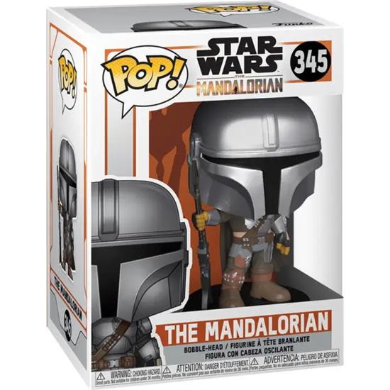 Star Wars: The Mandalorian Chrome POP! TV Vinyl Figur (#345)