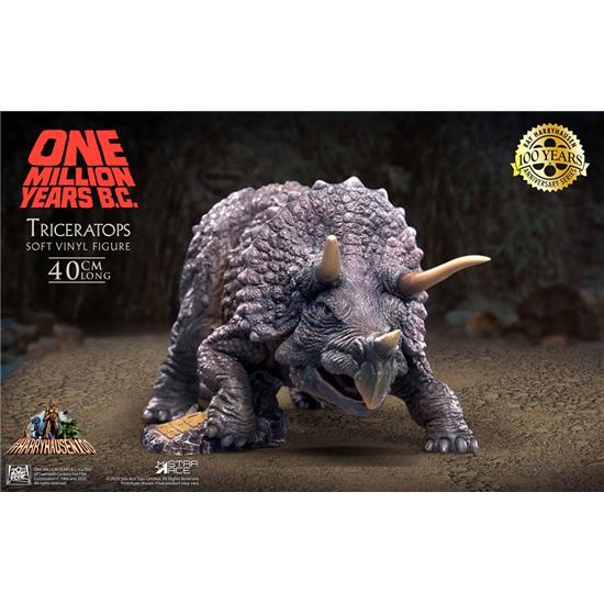 One Million Years B.C.: Triceratops Soft Vinyl Statue 40 cm