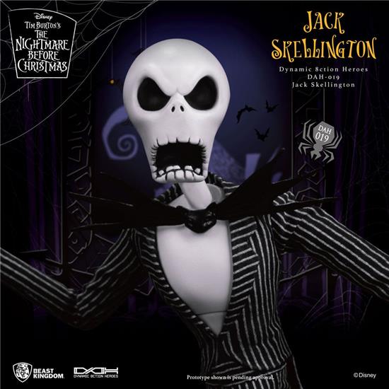 Nightmare Before Christmas: Jack Skellington Dynamic 8ction Heroes Action Figure 1/9 21 cm