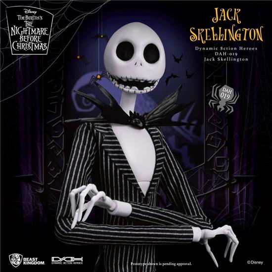 Nightmare Before Christmas: Jack Skellington Dynamic 8ction Heroes Action Figure 1/9 21 cm