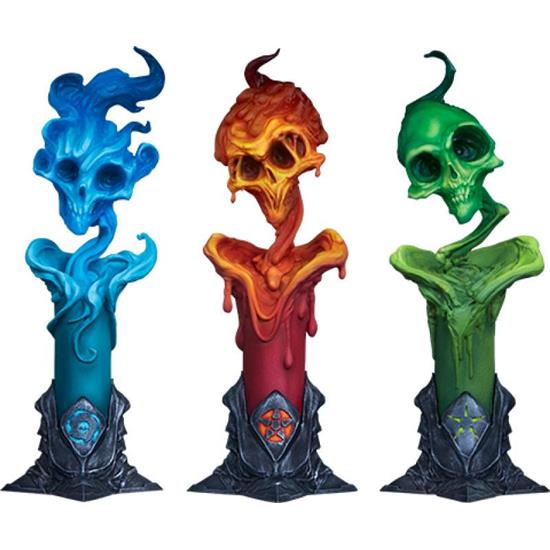 Court of the Dead: Faction Candle Statue 3-Pack 18 cm