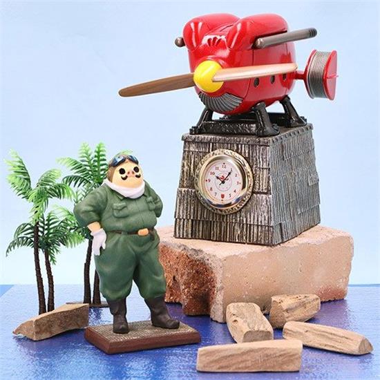 Studio Ghibli: Porco Rosso Table Clock Marco Savoia Trial Model 15 cm