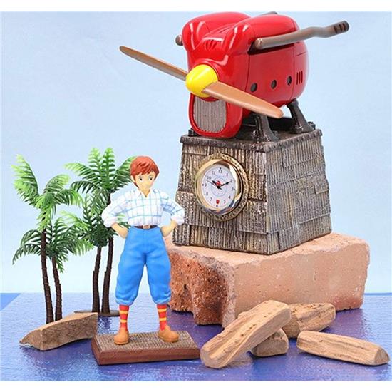 Studio Ghibli: Porco Rosso Table Clock Fio Piccolo Savoia Late Model 15 cm