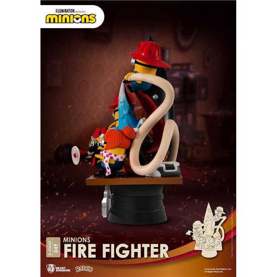 Diverse: Fire Fighter D-Stage PVC Diorama 15 cm