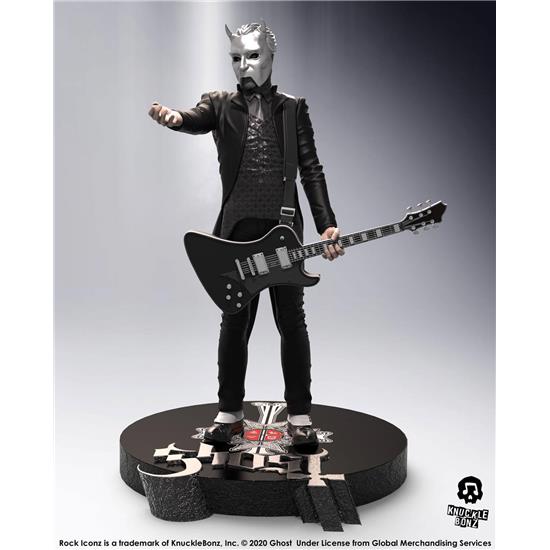 Ghost: Nameless Ghoul (Black Guitar) Limited Edition Rock Iconz Statue 22 cm