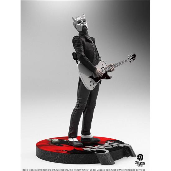 Ghost: Nameless Ghoul (White Guitar) Limited Edition Rock Iconz Statue 22 cm