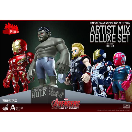 Avengers: Deluxe Sæt Artist Mix Bobble-Head