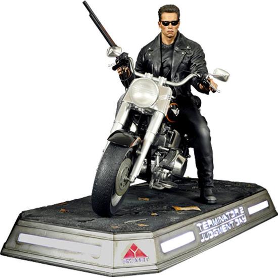 Terminator: T-800 on Motorcycle Signature Edition 1/4 50 cm