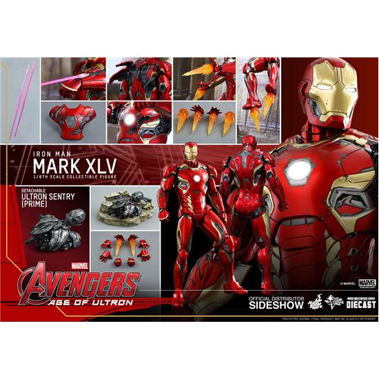Avengers: Iron Man Mark XLV Movie Masterpiece 1/6 Skala