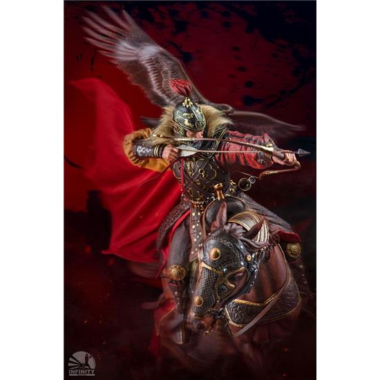 Mythology, Legends, Gods: Three Kingdoms: Five Tiger Generals Series Statue Huang Zhong 78 cm