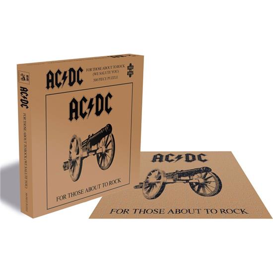 AC/DC: For Those About To Rock Puslespil (500 brikker)