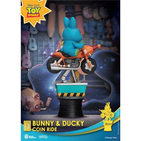 Toy Story: Bunny and Ducky Coin Ride Series D-Stage PVC Diorama 16 cm
