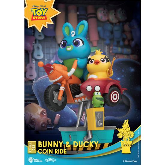 Toy Story: Bunny and Ducky Coin Ride Series D-Stage PVC Diorama 16 cm
