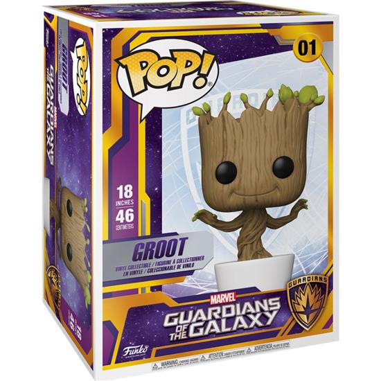 Guardians of the Galaxy: Dancing Groot Mega Sized POP! Marvel Vinyl Figur 46 cm