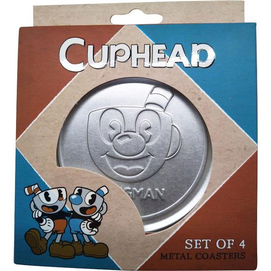 Cuphead: Cuphead & Mugman Coaster 4-Pack