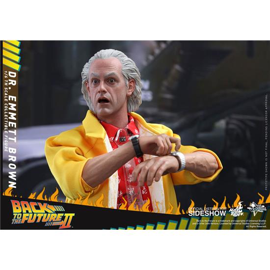 Back To The Future: Dr. Emmett Brown Movie Masterpiece Action Figur 1/6