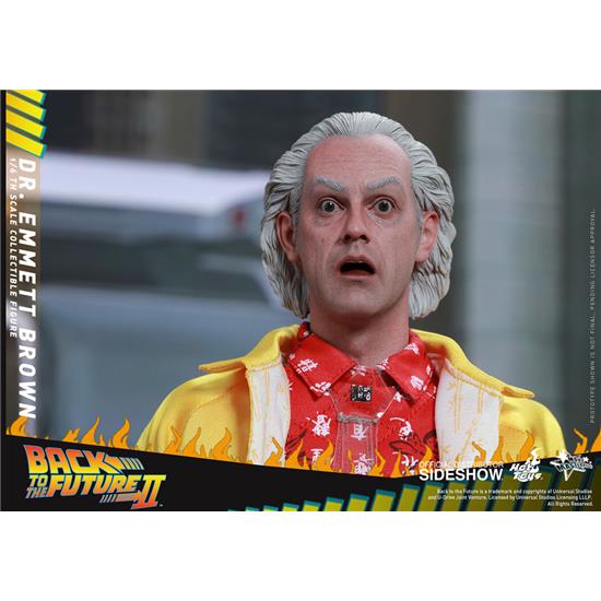Back To The Future: Dr. Emmett Brown Movie Masterpiece Action Figur 1/6