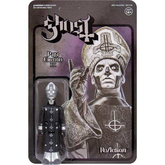 Ghost: Papa Emeritus III (Black Series) ReAction Action Figure 10 cm