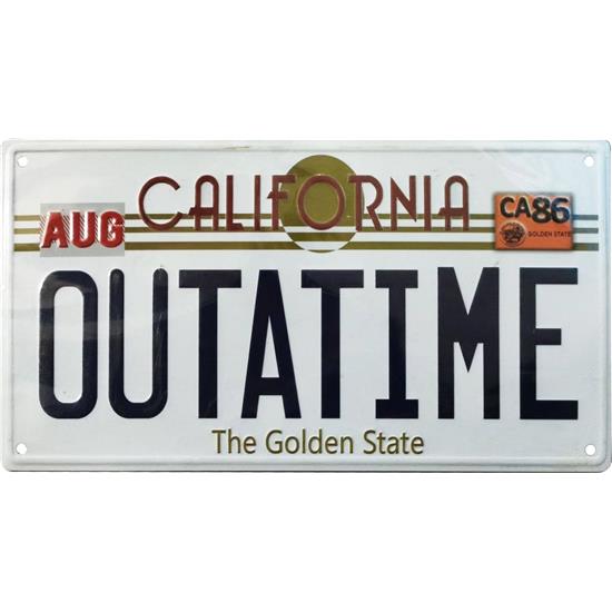 Back To The Future: Outatime DeLorean Mini Nummerplade