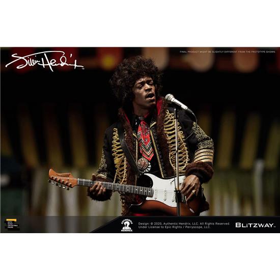 Jimi Hendrix: Jimi Hendrix Action Figure 1/6 31 cm