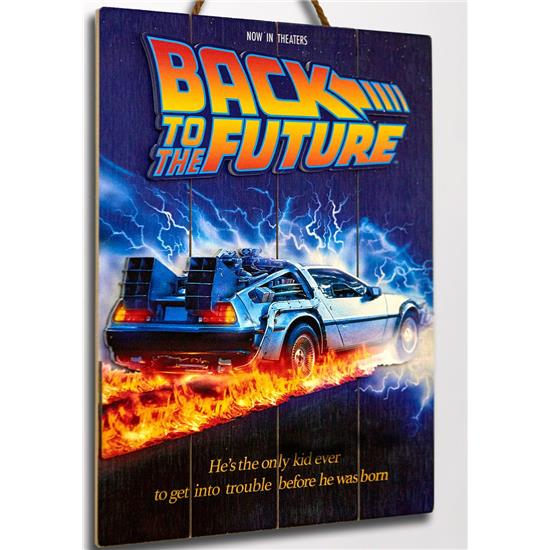 Back To The Future: DeLorean WoodArts 30 x 40 cm