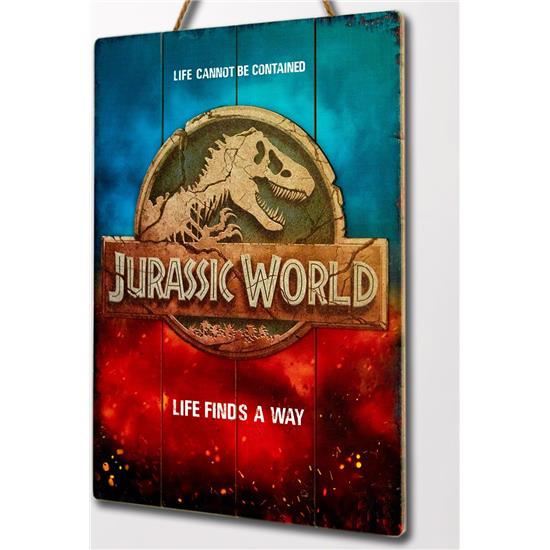 Jurassic Park & World: Jurassic World Logo WoodArts 30 x 40 cm