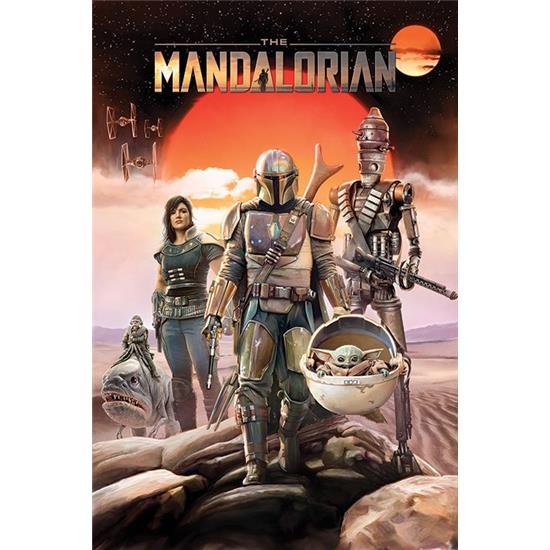 Star Wars: The Mandalorian Helte Plakat