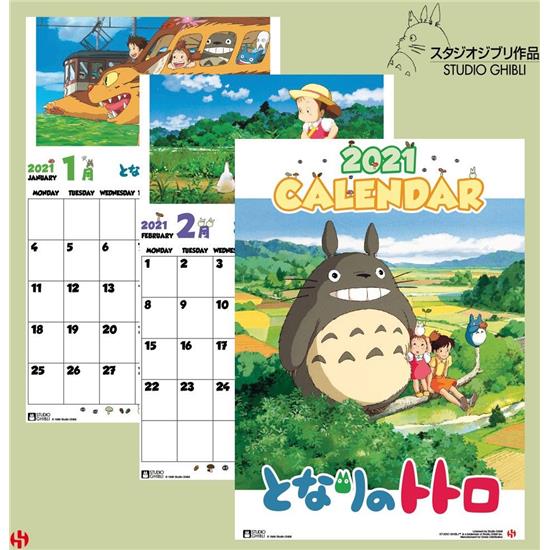 Studio Ghibli: Totoro Calendar 2021 English Version