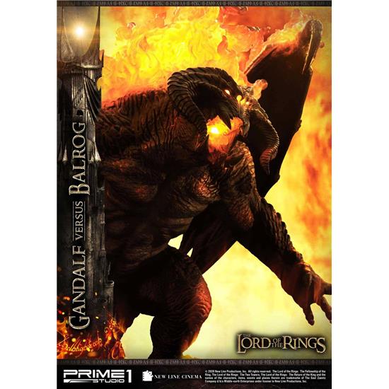 Lord Of The Rings: Gandalf Vs. Balrog Statue 79 cm