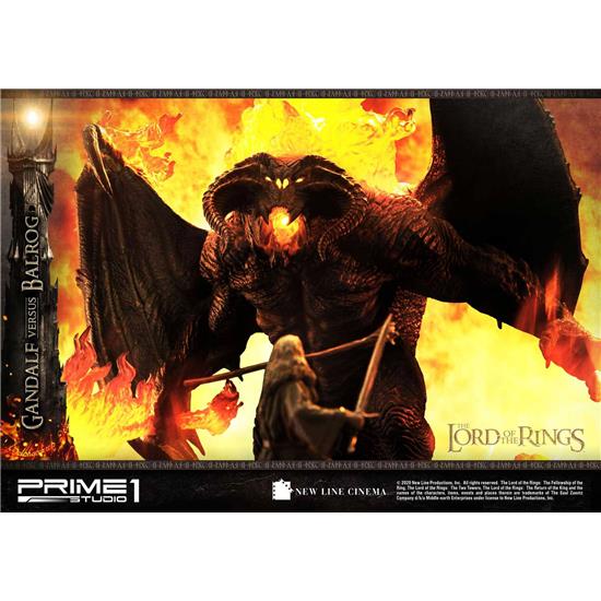 Lord Of The Rings: Gandalf Vs. Balrog Statue 79 cm