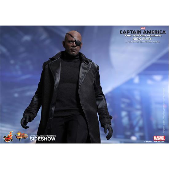 Captain America: Nick Fury Movie Masterpiece Action Figur 1/6 Skala