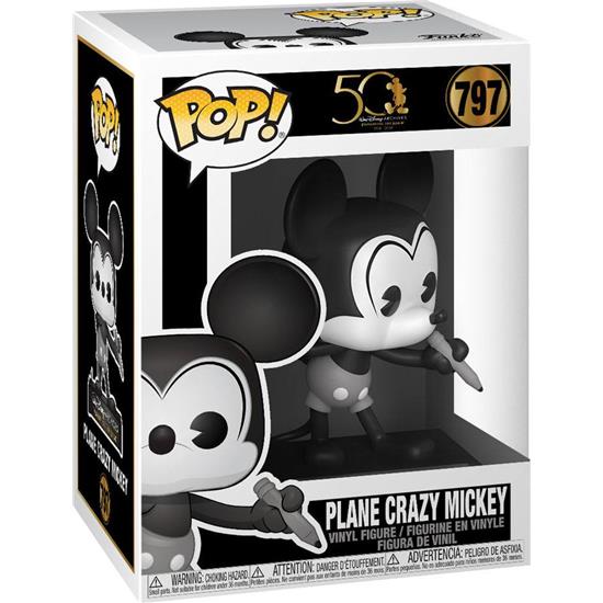 Disney: Plane Crazy Mickey (B&W)  POP! Disney Archives Vinyl Figur (#797)