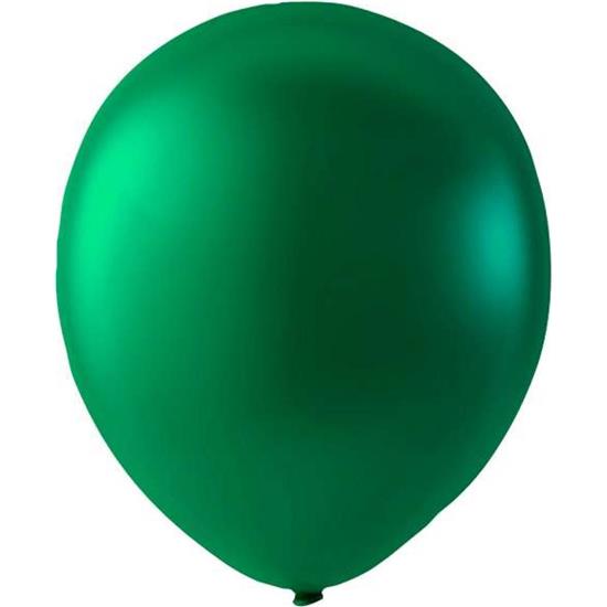 Diverse: Grøn Metallic Latex balloner 31 cm 100 styk