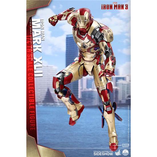 Iron Man: Iron Man Mark XLII Action Figur 1/4 Skala
