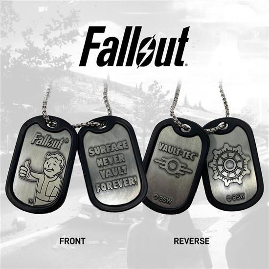 Fallout: Fallout Logo Dog Tags with ball chain