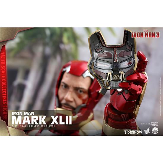 Iron Man: Iron Man Mark XLII Action Figur 1/4 Skala