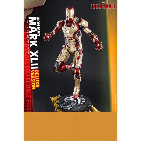 Iron Man: Iron Man Mark XLII Deluxe Action Figur 1/4 Skala