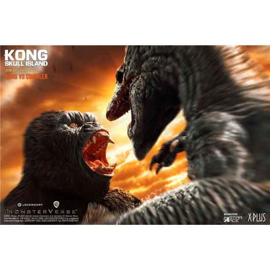 King Kong: Kong vs Skull Crawler Deform Real Series Statues 32 cm