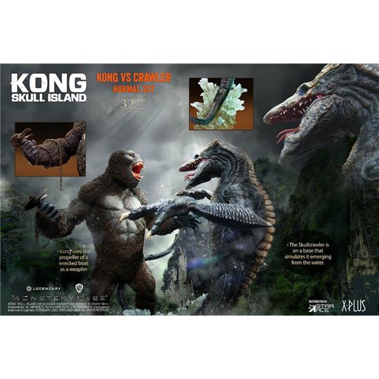 King Kong: Kong vs Skull Crawler Deform Real Series Statues 32 cm