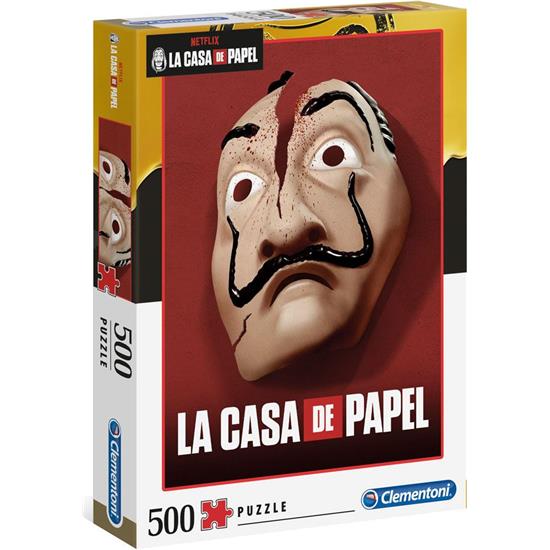 Money Heist: La Casa de Papel Maske Puslespil (500 brikker)