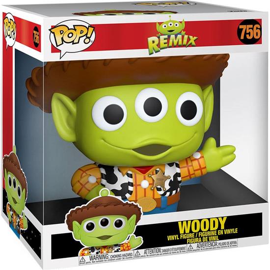 Toy Story: Alien Remix Woody Jumbo Sized POP! Disney Vinyl Figur 25 cm (#756)