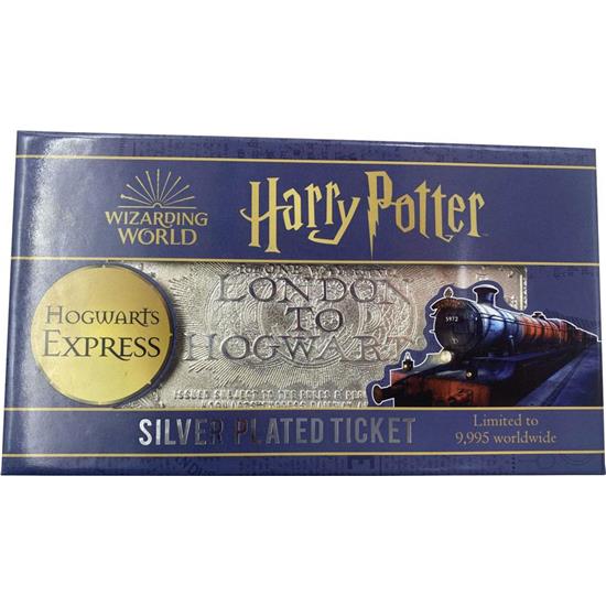 Harry Potter: Hogwarts Train Ticket Limited Edition (silver plated) Replica
