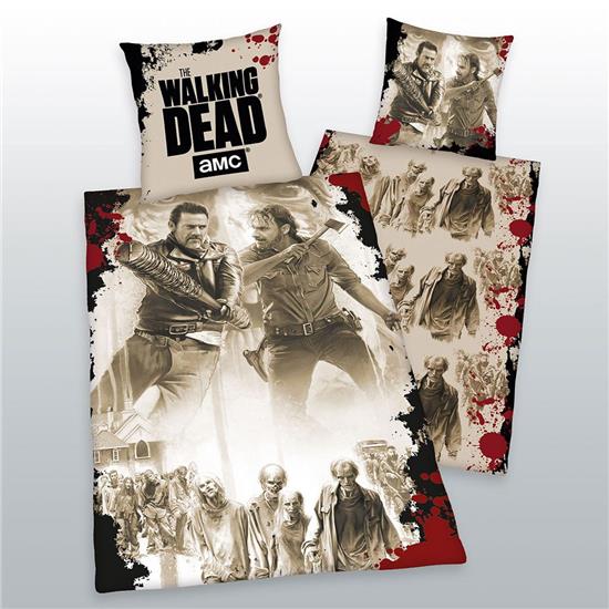 Walking Dead: Tag Team Sengetøj 135 x 200 cm / 80 x 80 cm